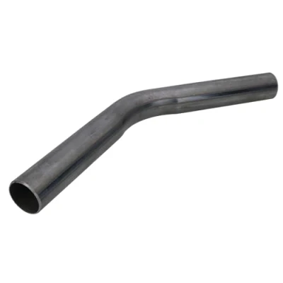Image of 1.5in (38.1mm) 45 Degree Tight Exhaust Pipe Press Pressed Bend Elbow Tube