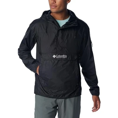 Image of Columbia CHALLENGER Windbreaker, Men&#039;s, Size: Small, Black