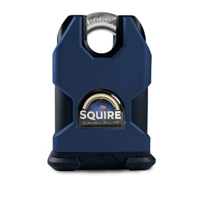 Image of Squire SS50CP5Henry Stronghold P5 Cylinder Closed Shackle Steel Padlock, 50 mm (Length), Blue