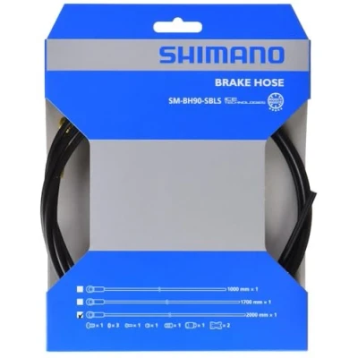 Image of SHIMANO smbh90sblsl200 I Brake line, Black, 2 metres