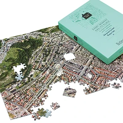 Image of Personalised Aerial Map Jigsaw Puzzle 255 Piece Puzzle, House Warming Gift Ideas, Gift, First Home (255 pieces)