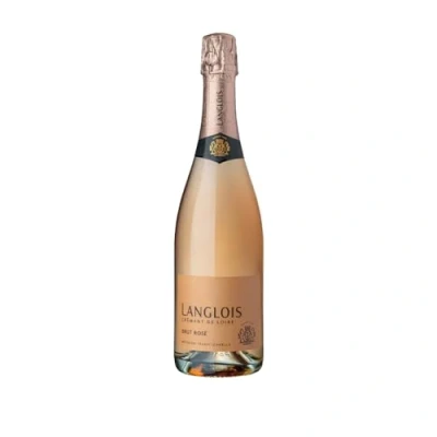 Image of Langlois Chateau Cremant de Loire Rose Sparkling Wine NV 75 cl