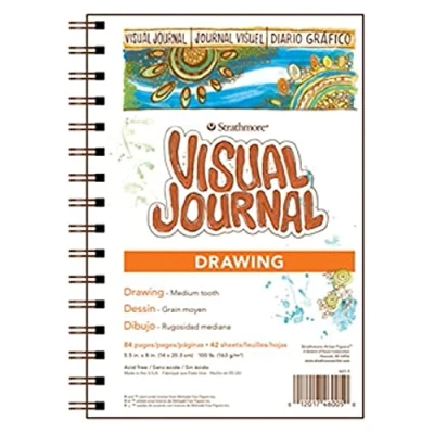 Image of Strathmore Visual Journal Drawing 5.5 x 8 inch, 42 Sheets, 5.5x8