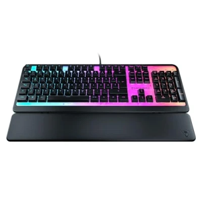 Image of Turtle Beach Magma RGB Gaming Keyboard with Membrane Keys, Advanced Anti Ghosting Technology, Easy Shift Illumination, Removable Wrist Rest