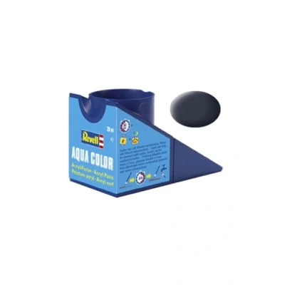 Image of Revell 18ml Aqua Color Acrylic Paint (Tankgrey Mat Finish)