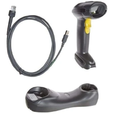Image of Zebra/Motorola Symbol DS6878 SR 2D Wireless Bluetooth Barcode Scanner, Includes Cradle and USB Cord (Renewed)
