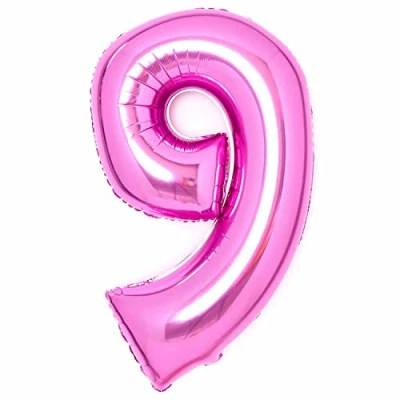 Image of Amscan 9913112 Large Number Pink 9
