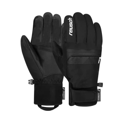 Image of Reusch Snow Pilot R TEX® Warm, Waterproof, Windproof and Breathable Unisex Winter Gloves, Finger Ski Gloves for Men Women, 7.5