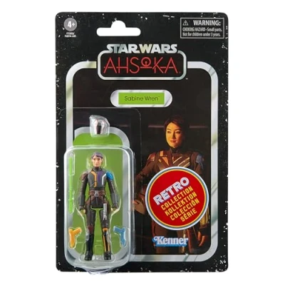 Image of Star Wars Retro Collection Sabine Wren, Ahsoka 9.5 cm Action Figures