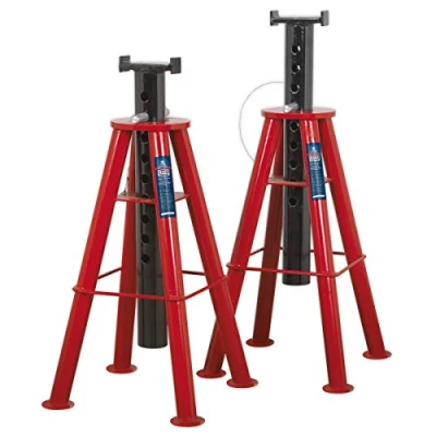 Image of Sealey Premier Axle Stands (Pair) 10 Tonne Capacity per Stand High Level