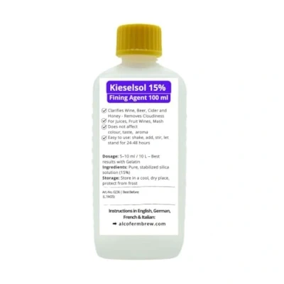 Image of Kieselsol Clarifier 15% 100ml ARAUNER Wine Fining for clarification of wine, juices, beer
