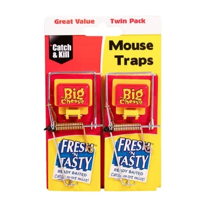 Image of The Big Cheese Fresh Baited Mouse Trap Pack Of 2