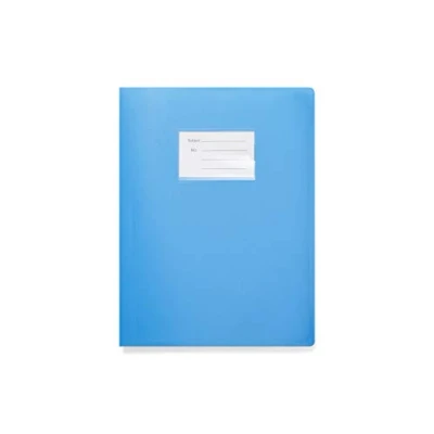 Image of Arpan A4 Flexicover 62 Pockets 124/Sides Display Book Presentation Folder Flexible Cover, (Blue)