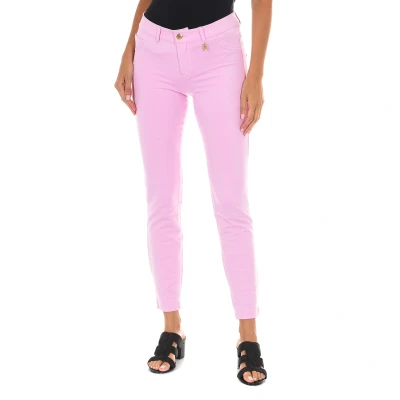 Image of Met Womens Trousers Frenky/J Pink Cotton Size 26 (Waist)