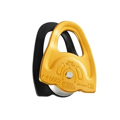 Image of Petzl P59A MINI High Efficiency Lightweight Prusik Pulley,Yellow,1.375&quot; x 3&quot; 1&quot;