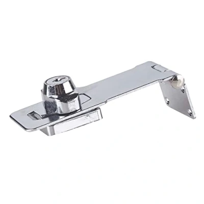 Image of Yale Y116B/115/BC Steel Hasp Comes with own Lock no Padlock Needed Secure Sheds Gates High Protection 3 Keys
