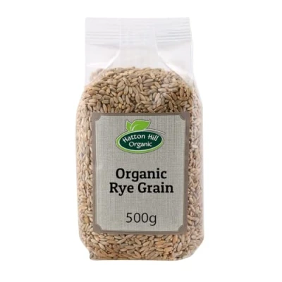 Image of Organic Rye Grain 500g by Hatton Hill Whole, Nutritious for Baking &amp; Cooking