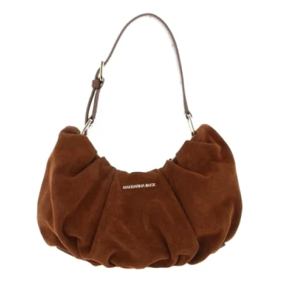 Image of Mandarina Duck Women&#039;s Velvet Plisse Wrist, Caramel Cafe, Taglia Unica