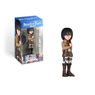 Image of MINIX Mikasa Ackerman Figure Attack of Titan 12cm Collectibles for Display, Gift Idea Kids and Adults, Anime Fans MN15313