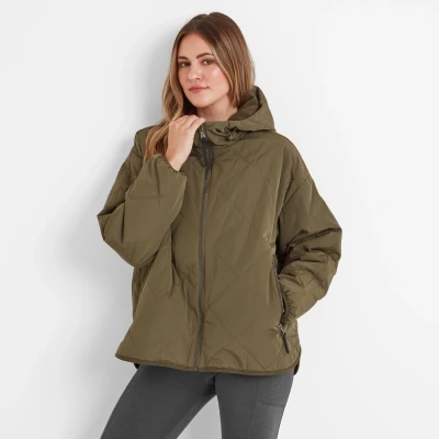 Image of TOG24 Corlae Womens Jacket Khaki Polyamide Size 8 UK