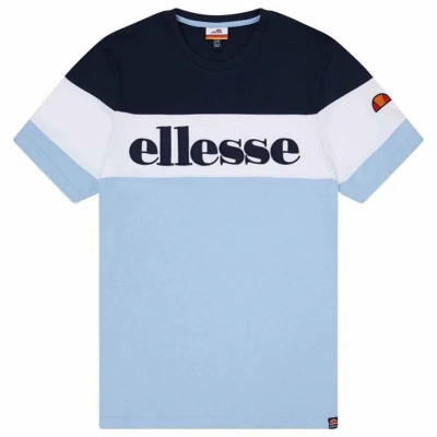 Image of ellesse Punto T Shirt Light Blue/Navy, X Small
