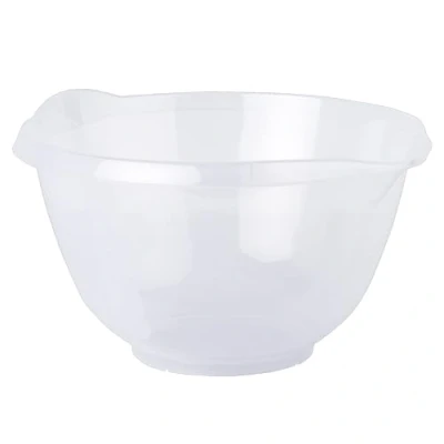 Image of Prodbuy Set of 3 BPA Free Plastic Food Mixing Bowls Small 2 Litre with Pints/litres Measurements