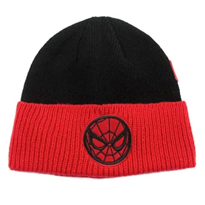 Image of Heroes Inc Marvel: Spider Man Beanie Pom Emblem Cap, Multi Coloured, One Size