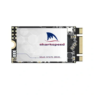 Image of SHARKSPEED SSD M.2 2242 64GB S Plus NGFF 3D NAND SATA III 6Gb/s Internal Solid State Drive for Desktop Laptops (64GB, 2242)