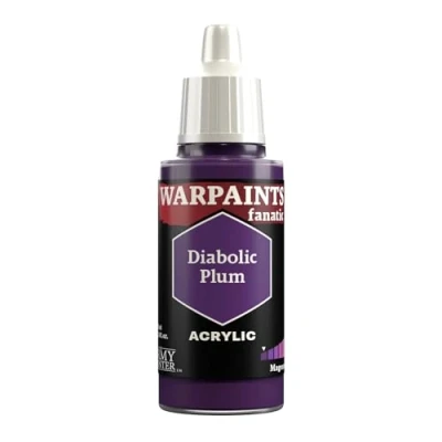 Image of The Army Painter Pinks &amp; Purples Warpaints Fanatic 18ml Acrylic Paints (Diabolic Plum)