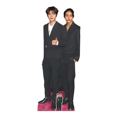 Image of Star Cutouts CS1127 Seungmin and Hyunjin Height 180cm Cardboard Cutout with Mini