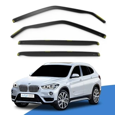 Image of EdgeVisors Wind Deflectors Set Fits: BMW X1 F48 2015 2022 5 Door SUV 4pc