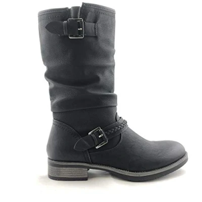 Image of Rieker Women&#039;s 98860 High Boots (Black, UK Footwear Size System, Adult, Women, Numeric, Medium, 5)