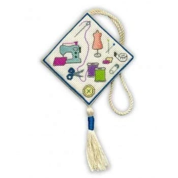 Image of SEWING SCISSOR KEEP CROSS STITCH KIT BY TEXTILE HERITAGE