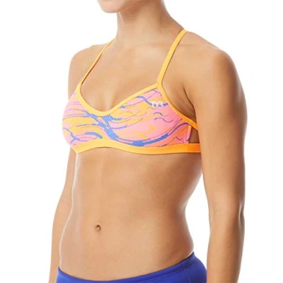 Image of TYR BMJWAV7A671L WaveriderMojave Tieback Pink/Blue L