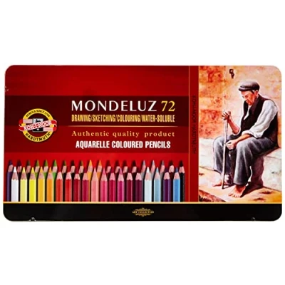 Image of KOH I NOOR Mondeluz Aquarell Coloured Pencils (Set of 72)