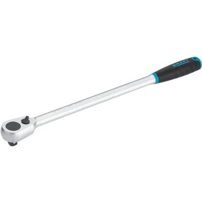 Image of Hazet HiPer 916HPL Fine Tooth Reversible Ratchet I Square 1/2 Inch 90 Teeth 4 Degree Actuation Angle Extra Long: 415 mm