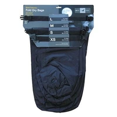 Image of Exped Fold Dry 4 Pack Drybag One Size Black