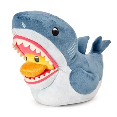 Image of TUBBZ Plush: Jaws Bruce Cosplaying Rubber Duck Soft Plush Collectible Toy, M