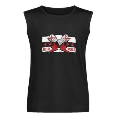Image of Best in The World CM Punk Vests T Shirt Man&#039;s Tank Tee Cotton Black Sleeveless Tops XXL