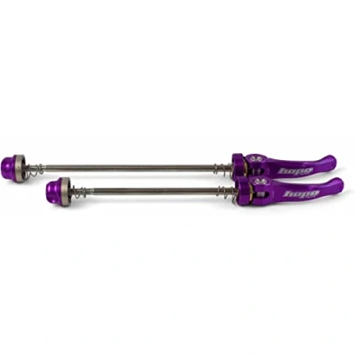 Image of Hope Quick Release Skewers Purple QR Pair