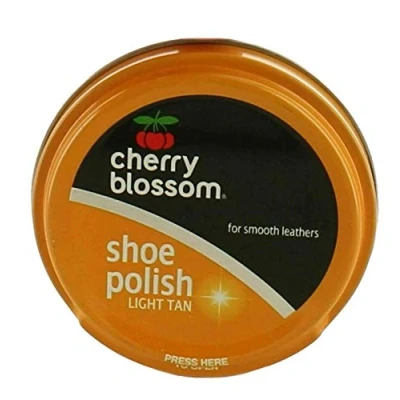Image of Cherry Blossom Shoe Polish Light Tan (50ml)