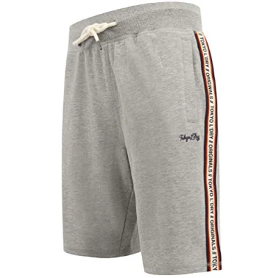 Image of Tokyo Laundry Men&#039;s Malibu Surf Jogger Shorts Light Grey Marl L