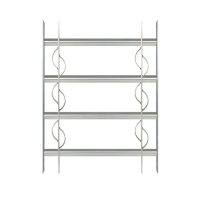 Image of Gah Alberts Secorino Style Window Grille Extendible Blue galvanised, 563585
