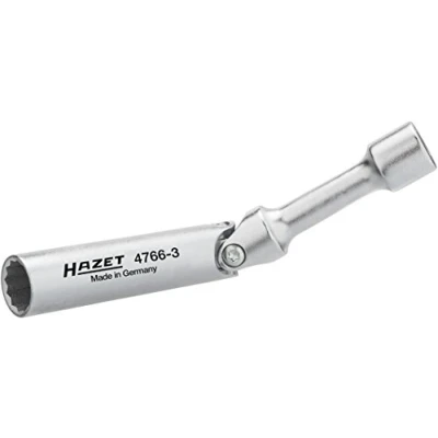 Image of HAZET 4766 3 154 mm 12 Point Profile Spark Plug Wrench Multi Colour