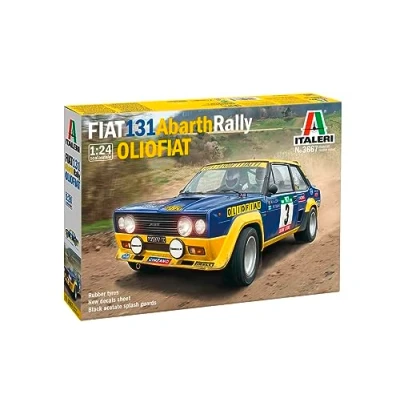 Image of Italeri ITA3667 3667 1:24 131 Abarth Rally OLIO Fiat Italy Model kit, Molded Color