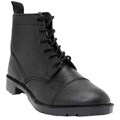 Image of Grafters Umbria Leather Mens Black Size UK 13