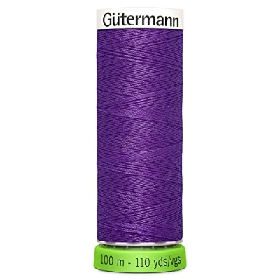 Image of Gutermann 723860 392 Sew All 100% Recycled Polyester Thread 100mtr, Purple, OSFA