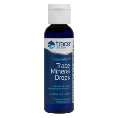 Image of Trace Minerals, ConcenTrace, Mineral Drops, 59ml, Mix, Magnesium, Soy Free, Gluten Vegan