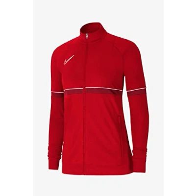 Image of Nike Academy 21 Women&#039;s Track Jacket, womens, CV2677 657, University Red/White/Gym Red/White, XXS