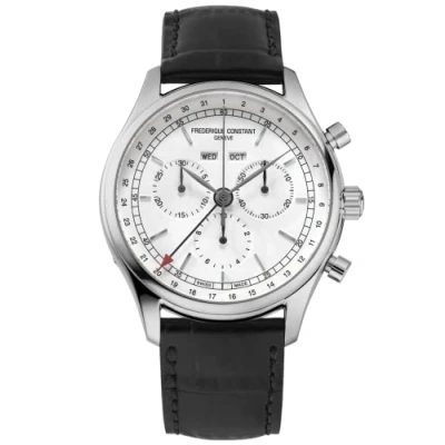 Image of Frederique Constant Frédérique Classics Mens Black Watch FC 296SW5B6 Leather (archived) One Size